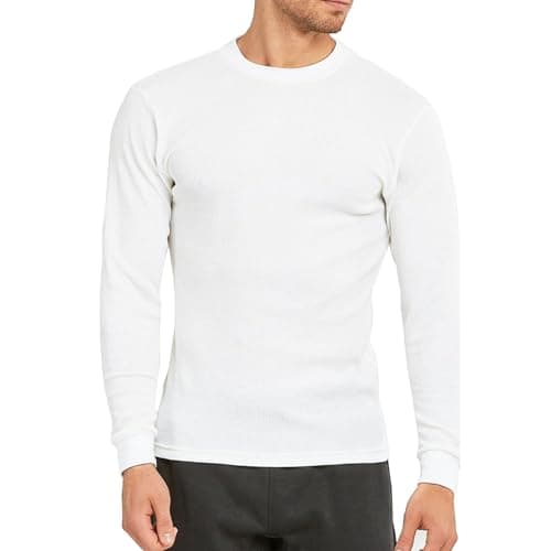 iTRONiK Pack of 4 Long Sleeve Men Thermal Shirt Underwear Top Warm Winter Brushed Inside Base Layer Vest (Multi, M) — view 2