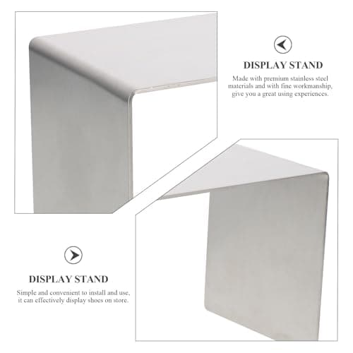 TOPPERFUN Stainless Steel Shoe Bag Medium Display Stand for Store Use — view 3