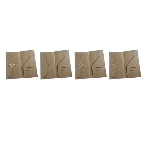 ASHATA Travel Kraft File Folder, Vintage Slim Organizer — view 5