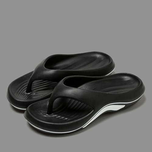 Flip Flops With Arch Support, Shower Flip-Flops Women Non Slip, Slip On — view 4