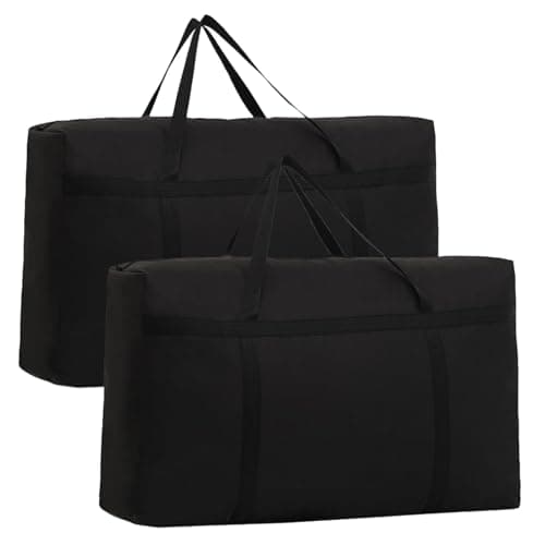 Hao Zhu moving bags 2 Pack 100L Per Bag Storage Bags with Zips