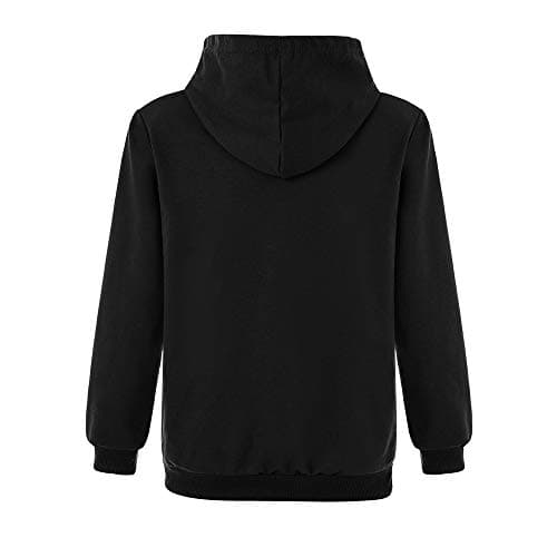Kiamseay Lava Chicken Unisex Kids Boys Girls Hoodie+Pants Cotton Tracksuit Set (Black,7 Years) — view 3