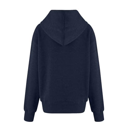 Open Front Hoodie Grown Up Plain Ladies Zip Up Drawstring Hood Full Zip Pullover Drawstring Premium Basic Top Basic Top Everyday Warm Thermal Photo Shoot Festival Comfortable Soft Touch Breathable — view 3