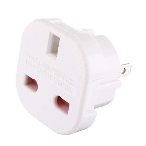 TEC UK - 2 x UK to US Travel Adaptor suitable for USA, Canada, Australia, Mexico, Thailand (Bulk Packaging) — view 4