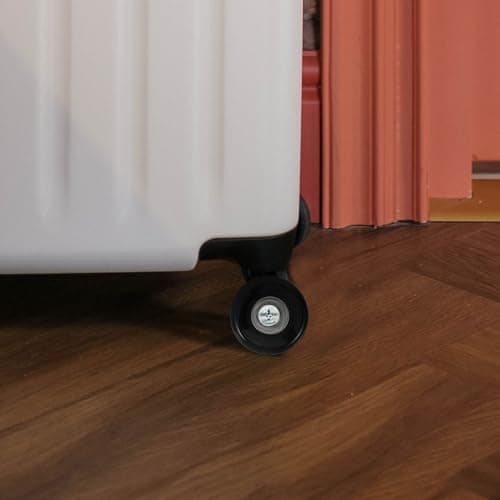 2pcs Suitcase Wheel Replacement Kit Black Metal Rubber — view 6