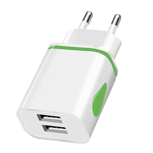 2 Pin Shaver Socket with USB, European USB to Shaver Socket Adapter, Universal UK to European Travel USB Charger Plug Compatible with iPhone Samsung Tablet Toothbrush(Do not use in UK)