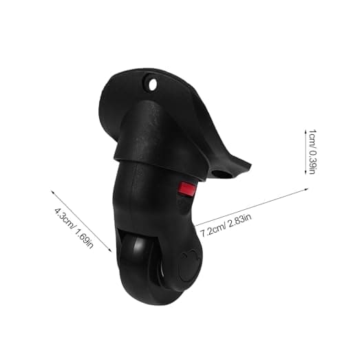 Generic Suitcase Caster Wheel Replacement Universal Swivel Design Nylon Wheels with Screw Pitch for Travel Luggage Repair — view 2