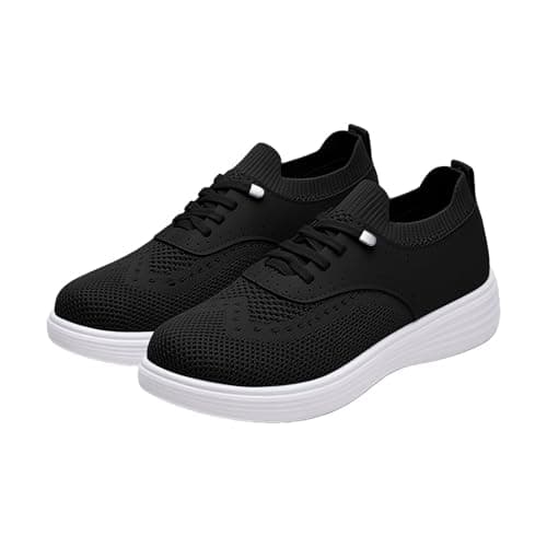 Cork Sandals Women - Women's Gradient Mesh Trainers Lightweight Breathable Lace Up Running Shoes, Soft Sole Casual Sports Walking Sneakers for Gym Travel
