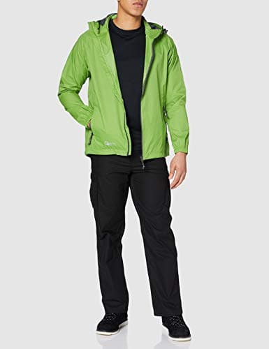 Trespass Adults Waterproof Jacket Qikpac - Lightweight Packaway Raincoat, 2 Zip Pockets, Full Body Front Zip, Adjustable Hood, Storm Flap, Ventilated Back, Foldable Packs in Pouch — view 3
