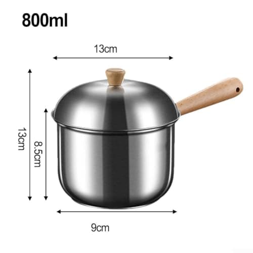 Small Stainless Steel Pot Travel Friendly Lightweight(400ML) — view 4