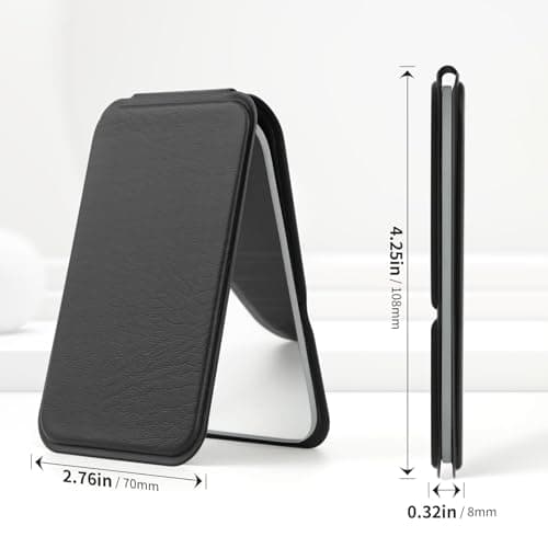 DUcare Mini Compact Travel Mirror 10.8x7cm(4.25 * 2.76in) — view 5