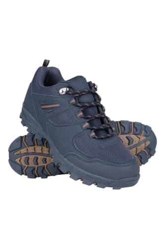 Mountain Warehouse McLeod Mens Wide-Fit Walking Shoes Navy 8