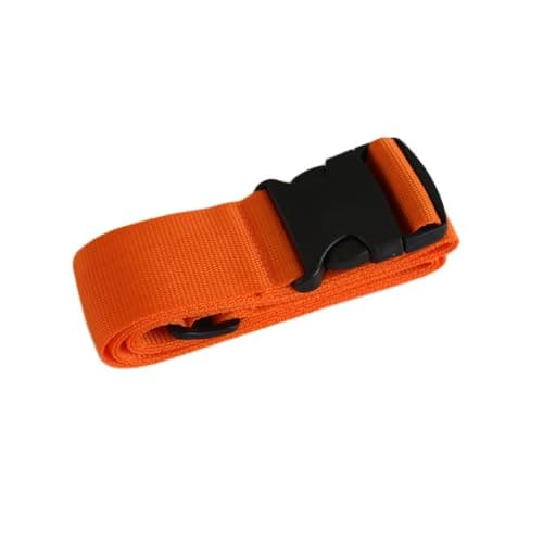 Luggage Baggage Strap Strong Extra Safety Adjustable Travel Tie Belt 13 Colours (Colour 10 Orange) — view 2