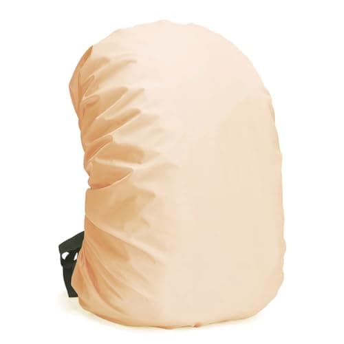 ZRHWSPD Waterproof Backpack Cover 1pcs Waterproof Backpack Cover With Coating Resistant Rain Snow Protection For Travel Outdoor(Beige,M)