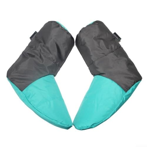 Outdoor Sleeping Gear Accessory, Feet Warmer for Camping, Warm Socks for Sleeping Bag, Thermal Polyester Socks with Elastic Band, Hiking Foot Muffs, Travel Warm Feet Slipper, Cold(Green) — view 3