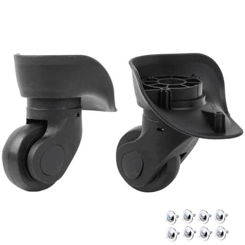 Suitcase Replacement Wheels,2 PCS PVC Luggage Wheels for Travel Case