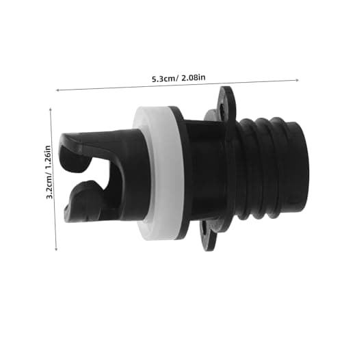 PENIKOKO 2Pcs Air Pump Adapter Nozzle for Inflatable Boat Kayak Quick Connect Inflation Valve Connector Portable Pump Adapter for Boards and Sups — view 2
