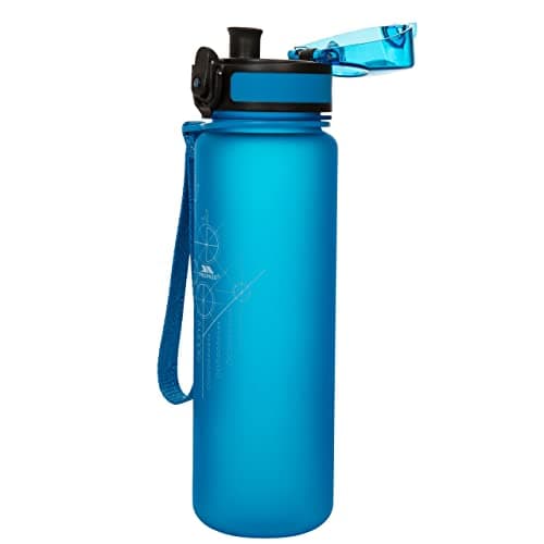 Trespass Water Bottle Flintlock - BPA-Free Plastic, Lockable Flip Lid, Wrist Strap, 500ml Capacity — view 6