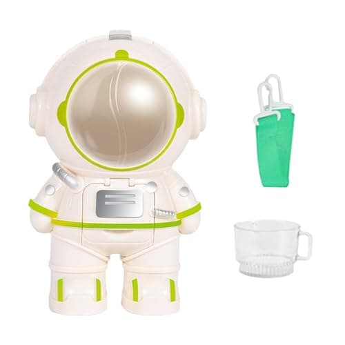 Water Dispenser Toy For Kids - 250ml Astronaut Dispenser, Cup, Strap | Portable Durable Safe Material Fun Desktop Design Hydration Accessory Entertainment (for Boys Girls Home Travel Classroom Play)
