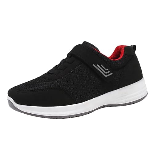 Sports & Outdoor Shoes Hiking Trainers Walking Shoes Fall 2024 New Running Travel Soft Bottom Men Women with The Same Sports Orthopedic Tennis Trainers Non Ladies Wedge Shoe Black 6.5 — view 4