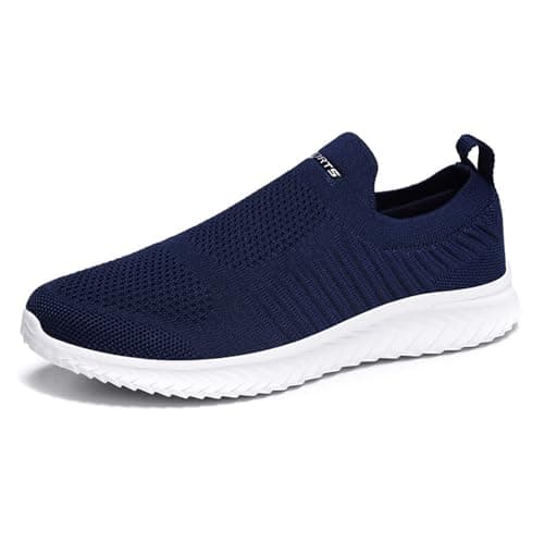 Walking Shoes Mens Light Weight, Trainers Men Barefoot, Loafer Shoes Slip On Sneakers With Anti Slip Soles Lightweight Walking Shoes Athletic Running Shoes Gym Workout Shoe With Arch Support — view 3