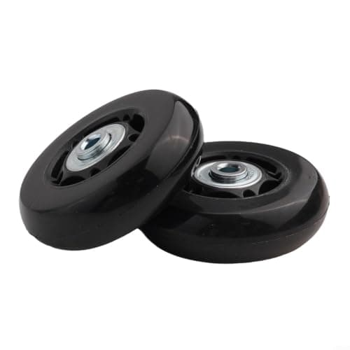 2 Pack Luggage Wheel Repair Kit, Suitable for Suitcases and Roller Skates, Rubber with Easy to Use Tools (60mm*18mm) — view 2