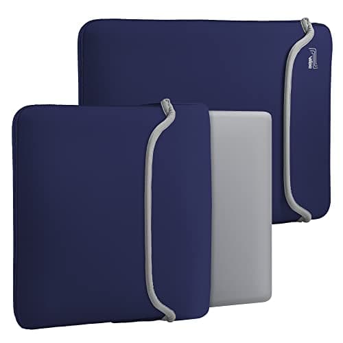 Vibe 16 Inch Laptop Sleeve Protective Case [Skin Pouch Cover] Neoprene Sleeve Compatible for MacBook Pro 2019, 15-inch old MacBook Pro Retina, 15-inch Surface Book, Lenovo IdeaPad S145 Blue — view 4