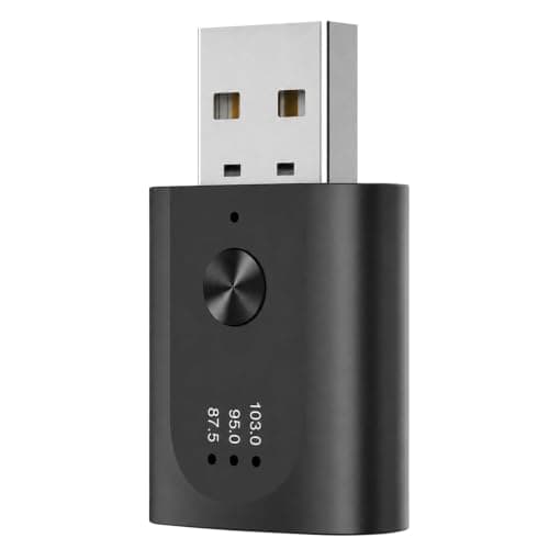 1 PCS Wireless Car Bluetooth Transmitter 5.3 FM, Wireless Aux USB Bluetooth Adapter for Car, Hands-Free Call with Noise Cancelling, 10m Stable Connection Plug, Play for Cars Stereo