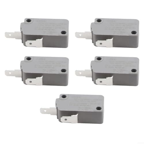 Microwave Oven Travel Switch for kw3a Normally Open Safety Interlock for Air Fryer Dishwasher Kitchen Appliance 5 Pack — view 2