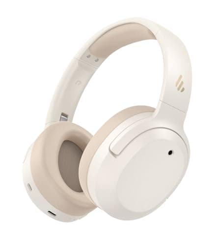 Edifier W820NB Plus Gen 2 Over-Ear Noise Cancelling Headphones, Ivory
