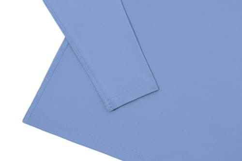 PowerLayer Compression Tops for Men Base Layers Men's Running Top Thermal Shirt - Ice Blue, L — view 5