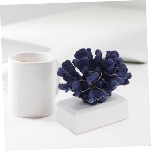 Warmhm Artificial Coral Decor Resin LED Ornament for Living Room Entryway — view 6