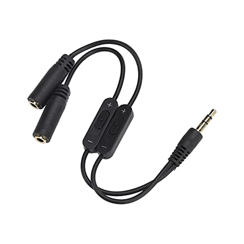 Cryfokt 3.5mm Adapter Cable, 1 to 2 Dual Stereo Splitter for Sharing Music — view 3