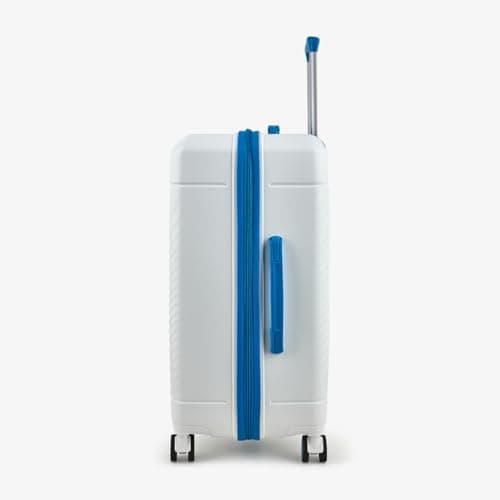 Rock Love Island Medium 75L Hard Shell Suitcase - White & Blue — view 3