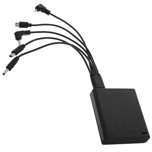 Safe Box Backup Battery Power Supply for Door Lock, Black Plastic