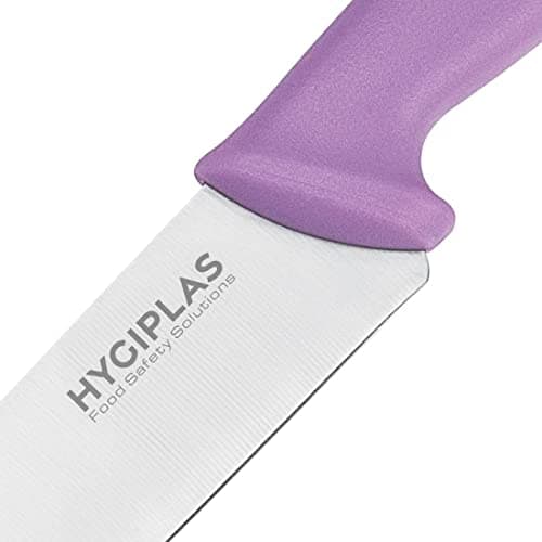 Hygiplas Stainless Steel Cooks Knife, Purple, 8.5" — view 3