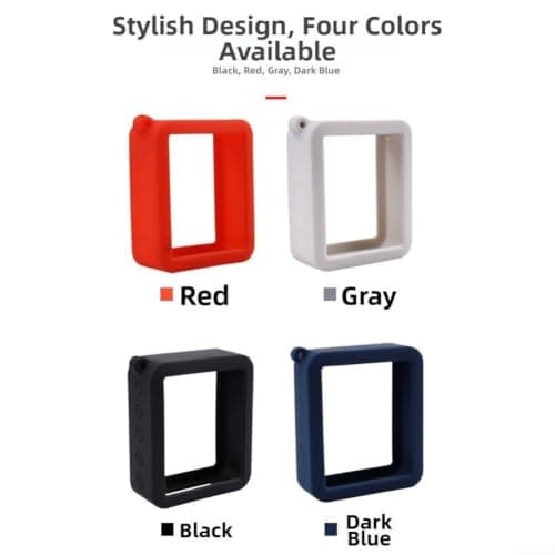 Travel Silicone Protective Case for JBL Go 2 and Go ES Speakers, Compact Shockproof Cover with Strap, Secure Storage Shell for Portable Audio, Black(black) — view 2