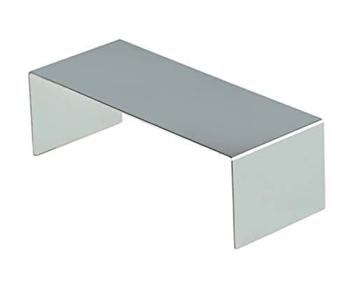 Silver Mirror Surface Stainless Steel Handbag Shoe Display Stand Racks 2PCS/SET — view 3