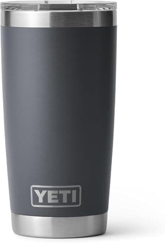 YETI Rambler 20 oz (591 ml) Tumbler, Charcoal — view 2