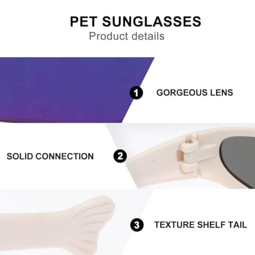 2pcs Cat Skiing Goggles with Windbreak Plastic Fashion Eye Wear — view 3