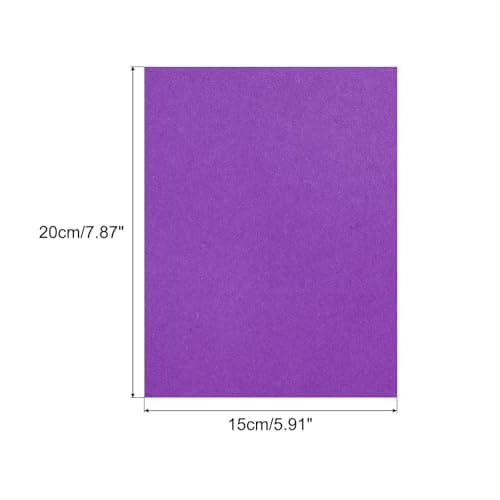 sourcing map Self-Adhesive Velvet Patches Repair Patches Purple for Clothing Repair Crafts Repair Kit Backpack Shoes Decoration Pack of 4 — view 2
