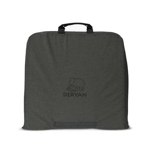 Deryan Cutey Toddler Travel Cot with Mattress, Pop-up Baby Tent, 0-2.5 Years, Foldable in 2 Seconds - Includes Mosquito Net & Travel Bag, for One Child, 120 x 63 x 50 cm, Black — view 4