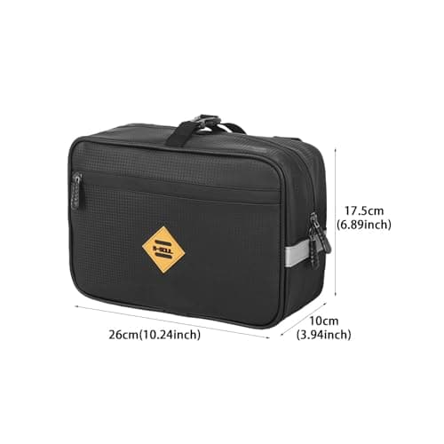 Motorcycle Saddlebags | Motorcycle Panniers Side Throw Over Saddle Bags | Waterproof 4.5L Duffle Luggage Tail Bag Motorcycle Seat Bag Large Capacity Side Saddle Bags — view 5
