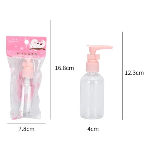 MUSISALY 6 Pack 75ml Pe Duckbill Spray Bottle for Travel Toiletries — view 2