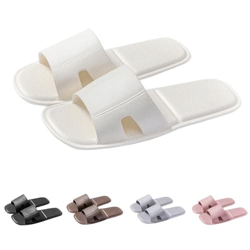 Folding Slippers For Travel, Womens Non Slip Summer Slippers