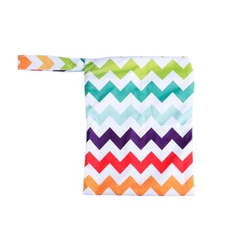 Tabanzhe Wet Bag-Waterproof Wet Dry Bag Washable Cloth Nappy Diaper Bags Portable Swimsuit Cloth Organiser Bag with Zipper for Wet Dry Clothes Storage Travel Beach Pool Gym Yoga