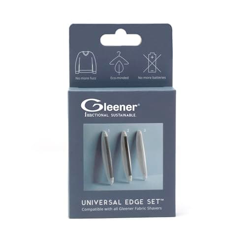 GLEENER Universal Replacement Edge Set for All Gleener Fabric Shavers (Variety Pack Edges 1, 2 & 3) — view 3