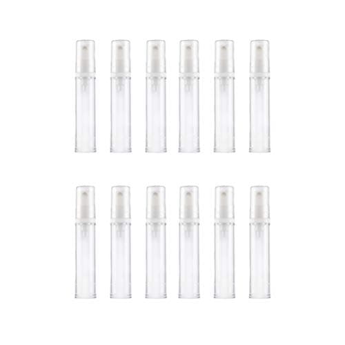 FRCOLOR Fine Spray Bottle Set 12 Pack Sunscreen Sprayer Press Pump Subpackaging Bottle for Travel Camping