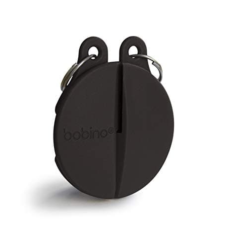 Bobino Zipper Clip Luggage Lock, 4 cm, 1 liters, Black (Charcoal)