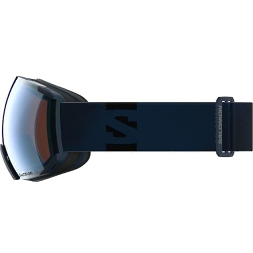Salomon RADIUM ML Goggles, Unisex Anti-Fog Ski Goggles for Trail Running and Mountain Adventures, Dress Blue/LightBlue — view 4